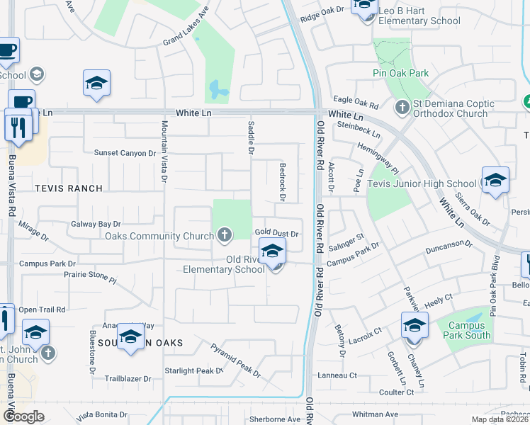 map of restaurants, bars, coffee shops, grocery stores, and more near 9902 Rancho Verde Drive in Bakersfield