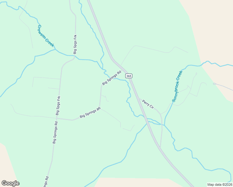 map of restaurants, bars, coffee shops, grocery stores, and more near 168 Big Springs Road in Lawrenceburg