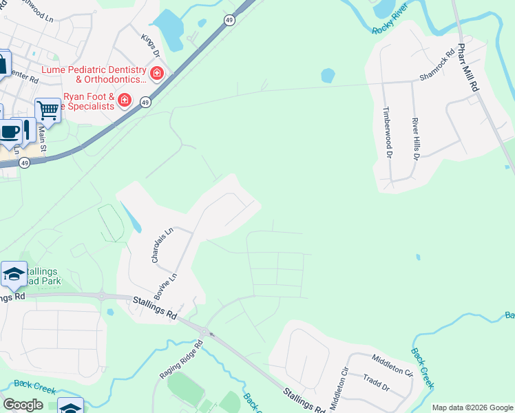 map of restaurants, bars, coffee shops, grocery stores, and more near 7142 Ruth Fidler Drive in Harrisburg