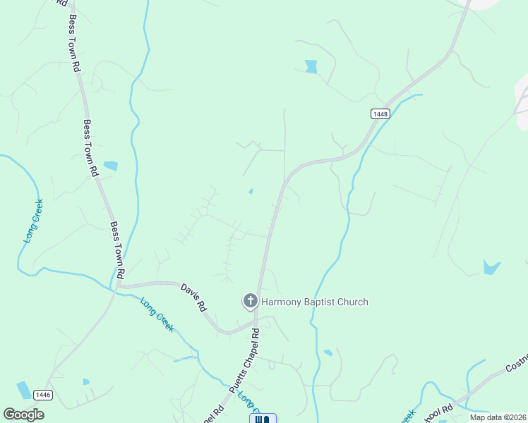 map of restaurants, bars, coffee shops, grocery stores, and more near 2115 Puetts Chapel Road in Bessemer City