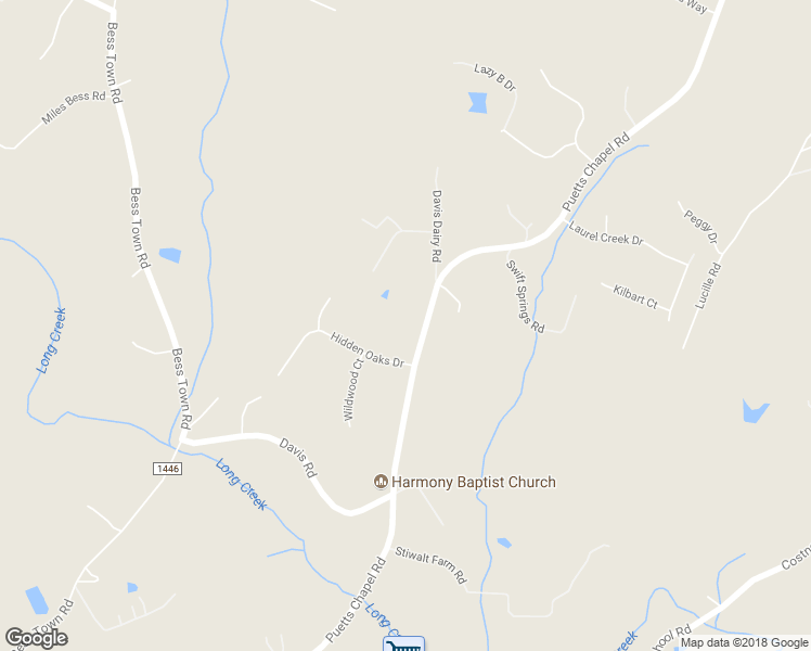 map of restaurants, bars, coffee shops, grocery stores, and more near 2115 Puetts Chapel Road in Bessemer City