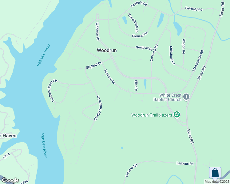 map of restaurants, bars, coffee shops, grocery stores, and more near 116 Oak Hill Court in Mount Gilead