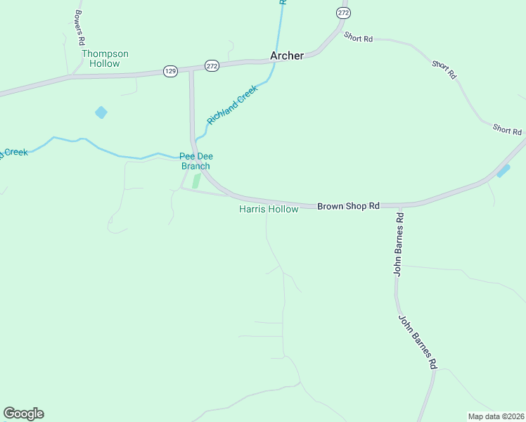 map of restaurants, bars, coffee shops, grocery stores, and more near 3410 John Allen Road in Cornersville