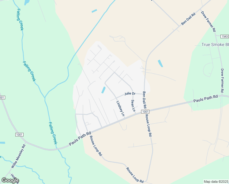 map of restaurants, bars, coffee shops, grocery stores, and more near 3831 Lindsey Lane in La Grange