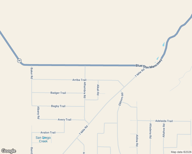 map of restaurants, bars, coffee shops, grocery stores, and more near Arriba Trail in San Luis Obispo County