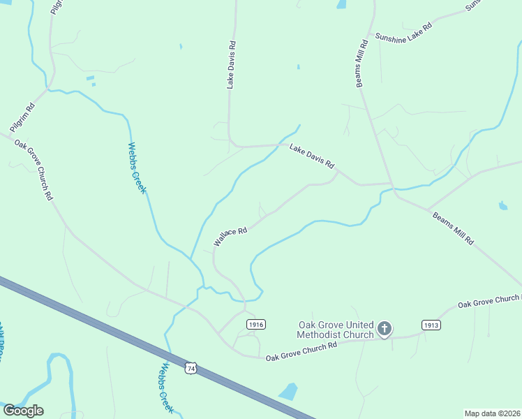 map of restaurants, bars, coffee shops, grocery stores, and more near 266 Wallace Road in Ellenboro