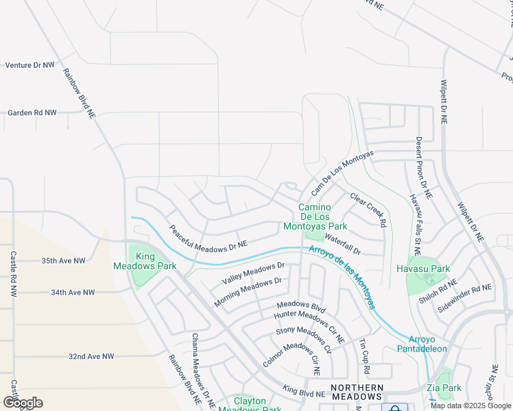 map of restaurants, bars, coffee shops, grocery stores, and more near 637 Playful Meadows Drive Northeast in Rio Rancho