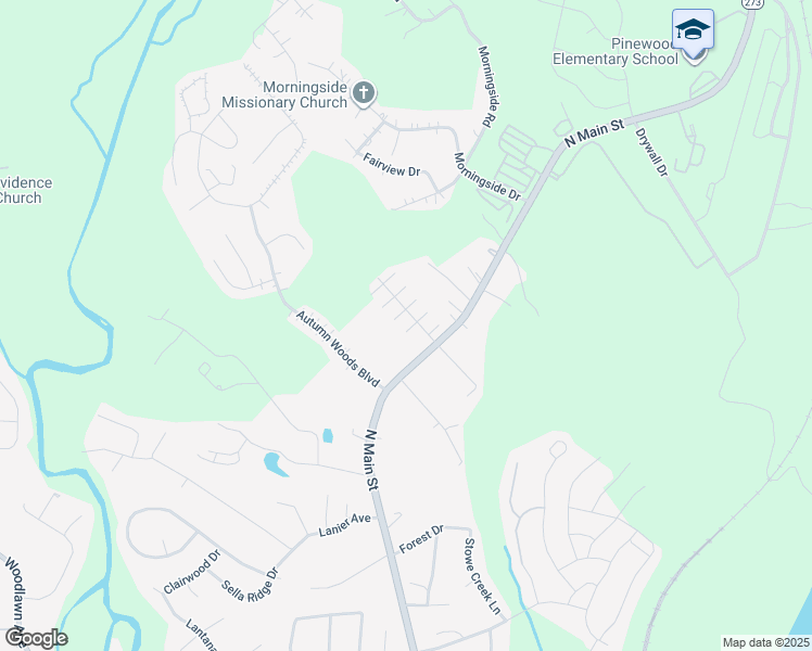 map of restaurants, bars, coffee shops, grocery stores, and more near 108 Lassiter Drive in Mount Holly