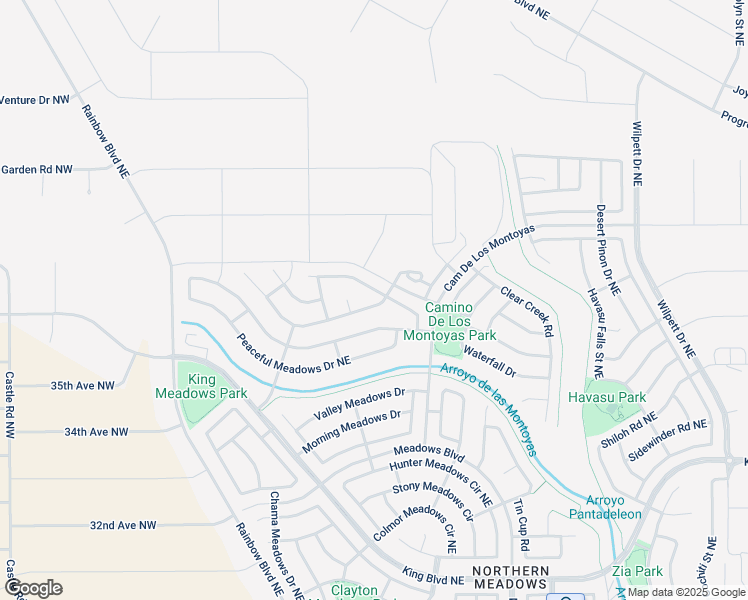 map of restaurants, bars, coffee shops, grocery stores, and more near 649 Playful Meadows Drive in Rio Rancho