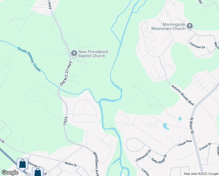 map of restaurants, bars, coffee shops, grocery stores, and more near North Main Street in Mount Holly