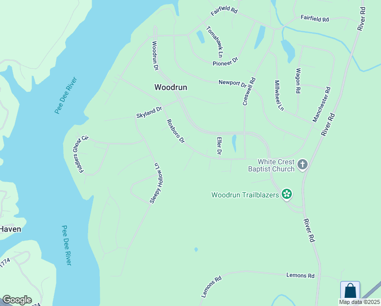 map of restaurants, bars, coffee shops, grocery stores, and more near 116 Oak Hill Court in Mount Gilead