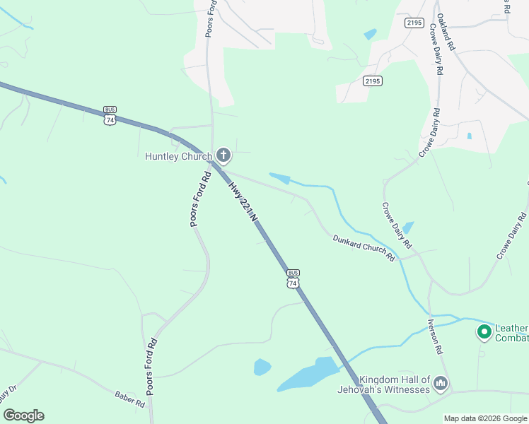map of restaurants, bars, coffee shops, grocery stores, and more near 1301 U.S. 221 in Rutherfordton