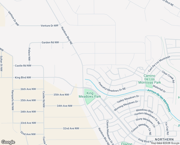 map of restaurants, bars, coffee shops, grocery stores, and more near 309 Peaceful Meadows Drive Northeast in Rio Rancho