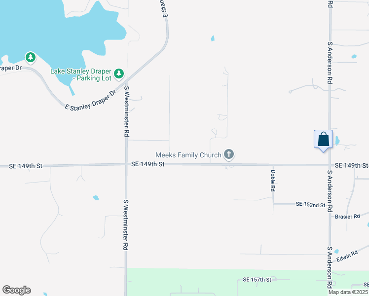 map of restaurants, bars, coffee shops, grocery stores, and more near 14800 Oaks Crossing Road in Oklahoma City