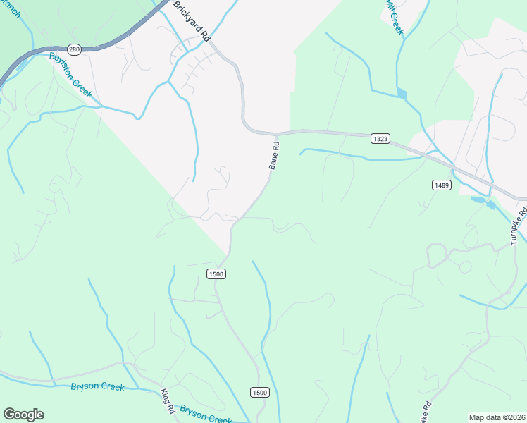 map of restaurants, bars, coffee shops, grocery stores, and more near 265 Bane Road in Mills River