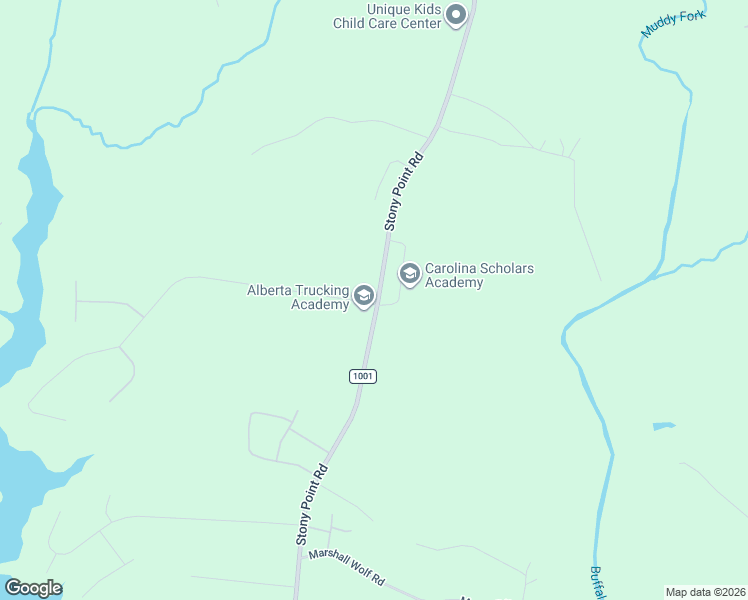 map of restaurants, bars, coffee shops, grocery stores, and more near 103 Thamon Road in Shelby