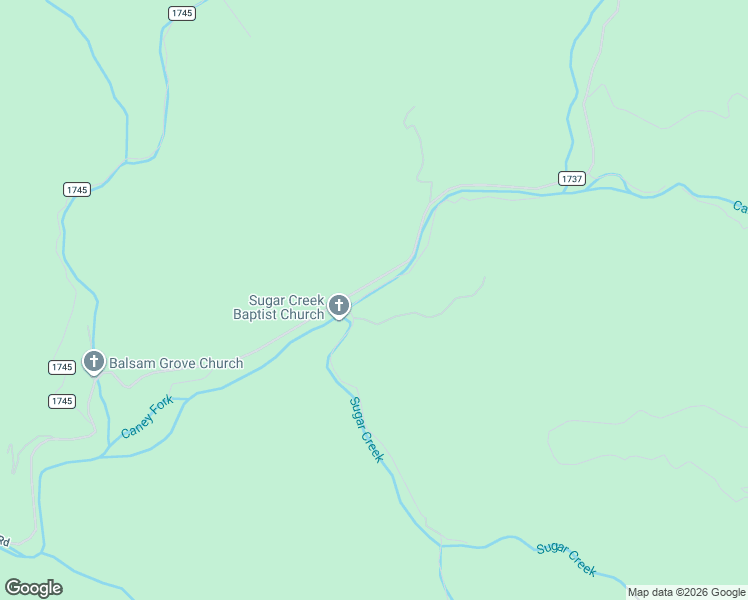 map of restaurants, bars, coffee shops, grocery stores, and more near 38 Larkspur Ln in Cullowhee