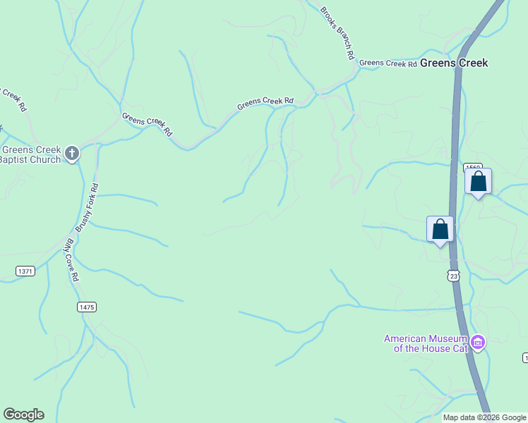 map of restaurants, bars, coffee shops, grocery stores, and more near Steep Hill Road in Jackson County