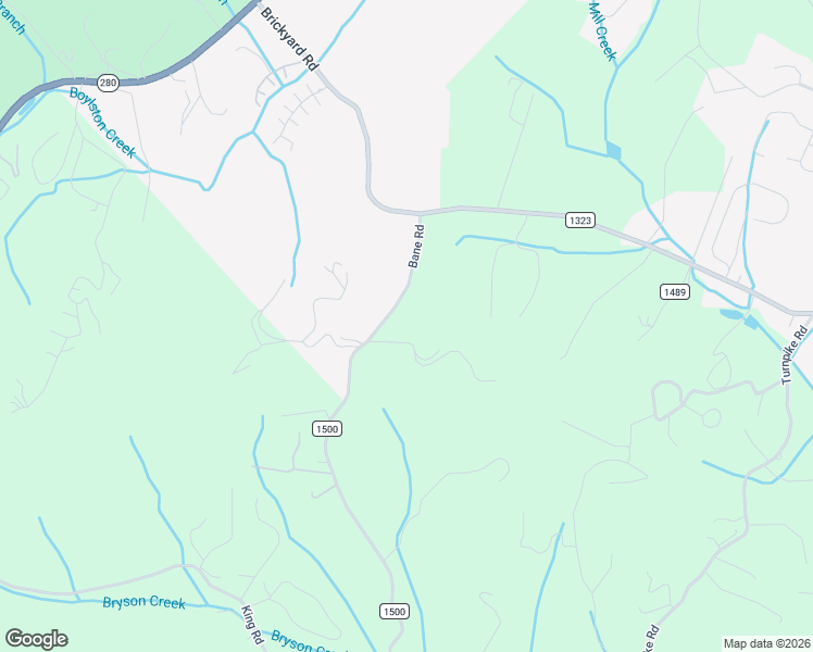 map of restaurants, bars, coffee shops, grocery stores, and more near 265 Bane Road in Mills River