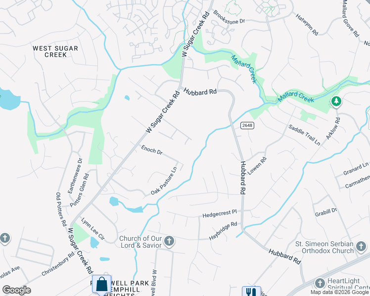map of restaurants, bars, coffee shops, grocery stores, and more near in Charlotte