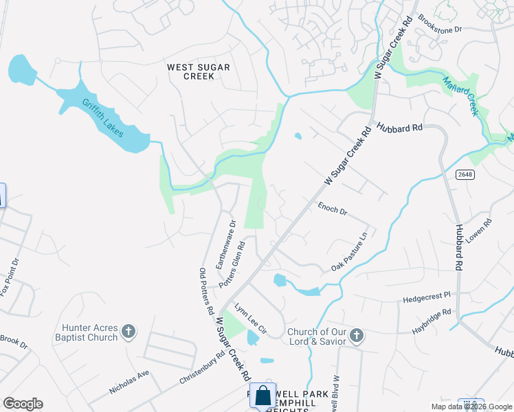 map of restaurants, bars, coffee shops, grocery stores, and more near 5216 Vanhoy Lane in Charlotte