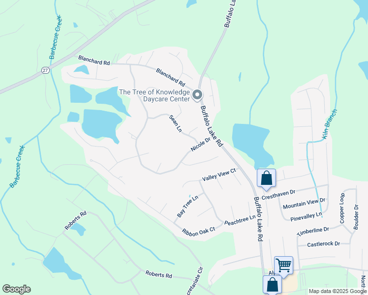 map of restaurants, bars, coffee shops, grocery stores, and more near 661 Nicole Drive in Sanford