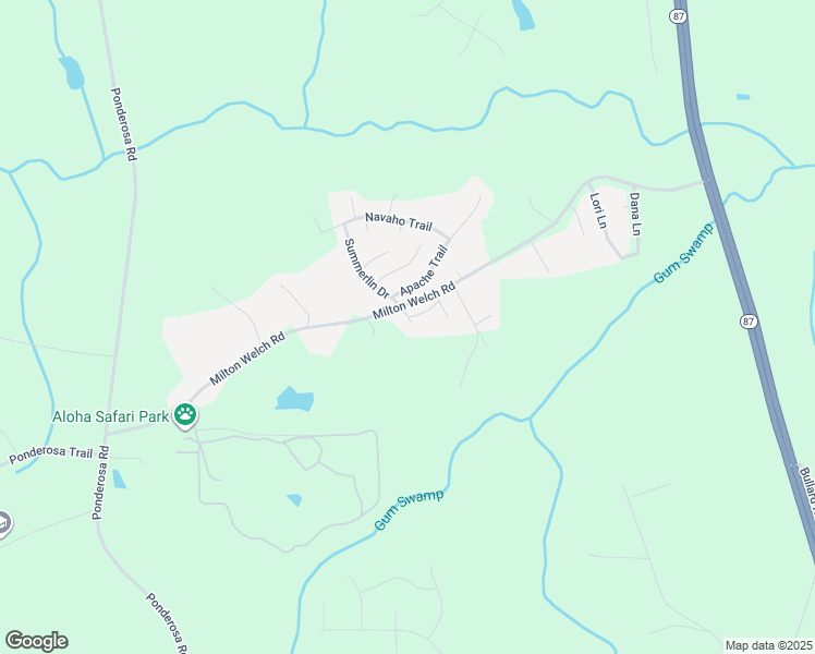 map of restaurants, bars, coffee shops, grocery stores, and more near 12 Happy Court in Sanford