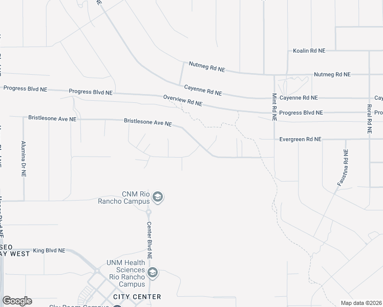 map of restaurants, bars, coffee shops, grocery stores, and more near Sequoia Road Northeast in Albuquerque