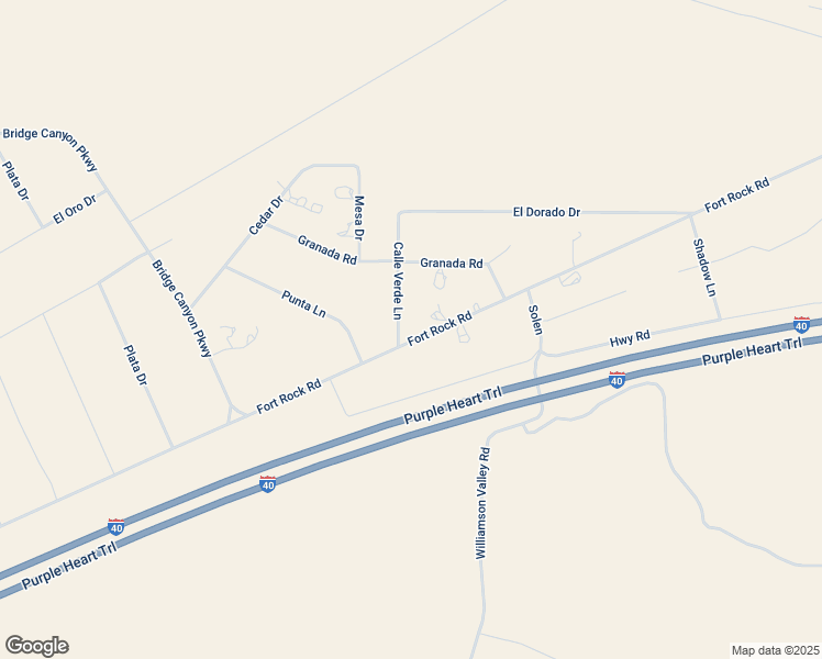 map of restaurants, bars, coffee shops, grocery stores, and more near 302 Fort Rock Road in Seligman