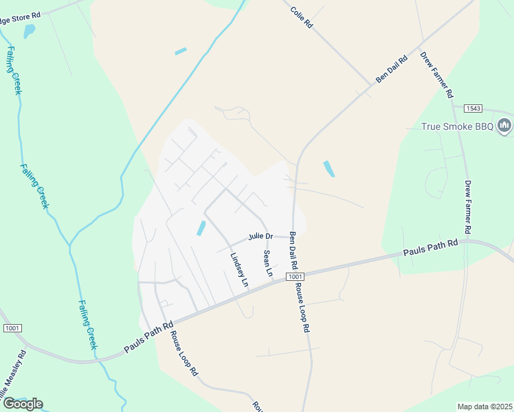 map of restaurants, bars, coffee shops, grocery stores, and more near 3828 Sean Lane in La Grange