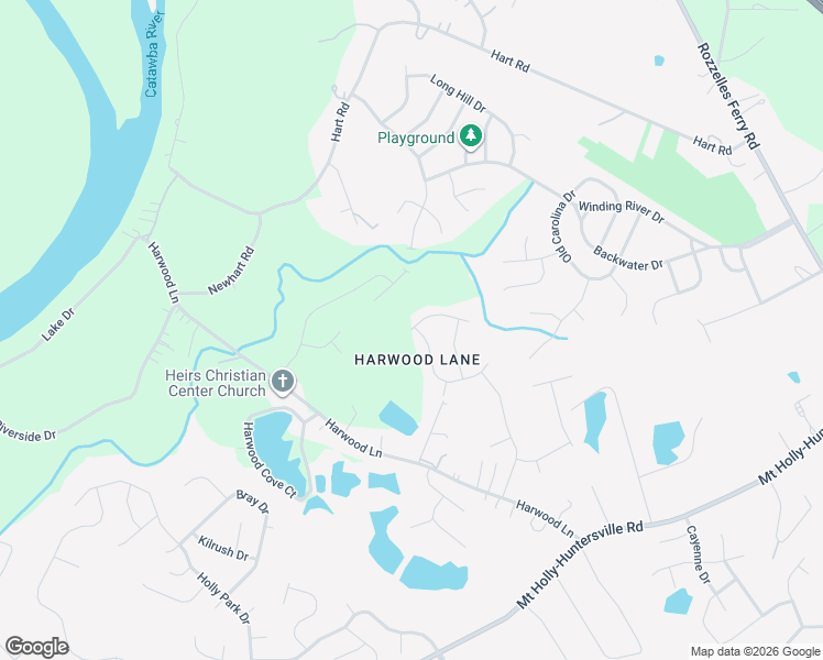 map of restaurants, bars, coffee shops, grocery stores, and more near 10501 Bur Oak Drive in Charlotte