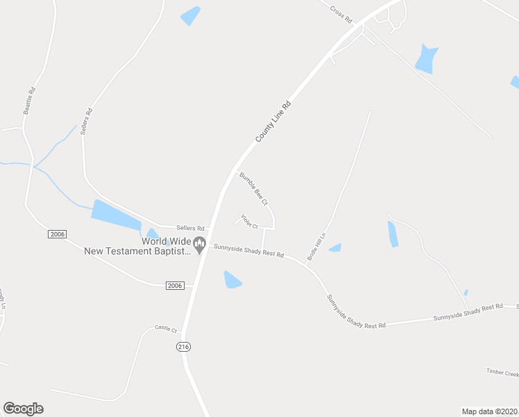map of restaurants, bars, coffee shops, grocery stores, and more near 521 Bumble Bee Court in Kings Mountain