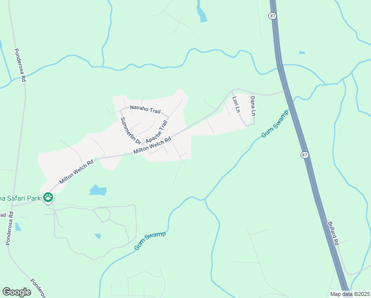 map of restaurants, bars, coffee shops, grocery stores, and more near 85 Cloud Court in Sanford