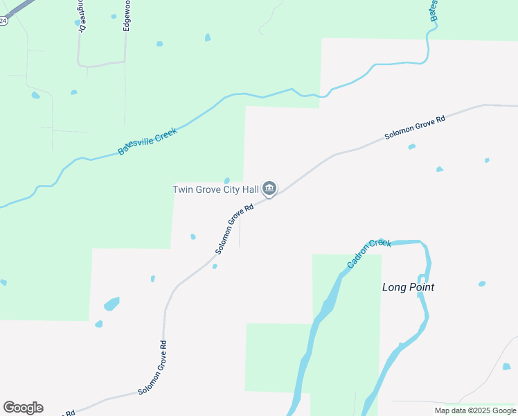 map of restaurants, bars, coffee shops, grocery stores, and more near 157 Solomon Grove Road in Twin Groves