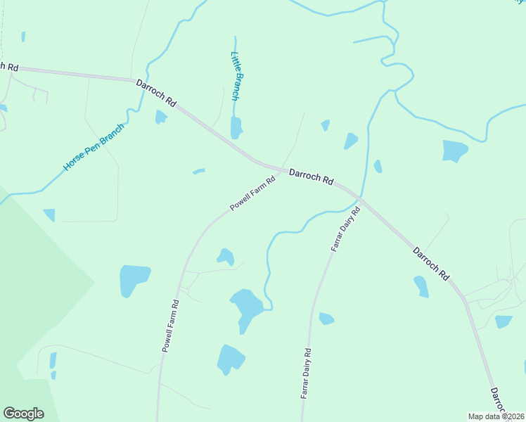 map of restaurants, bars, coffee shops, grocery stores, and more near 149 Powell Farm Road in Lillington