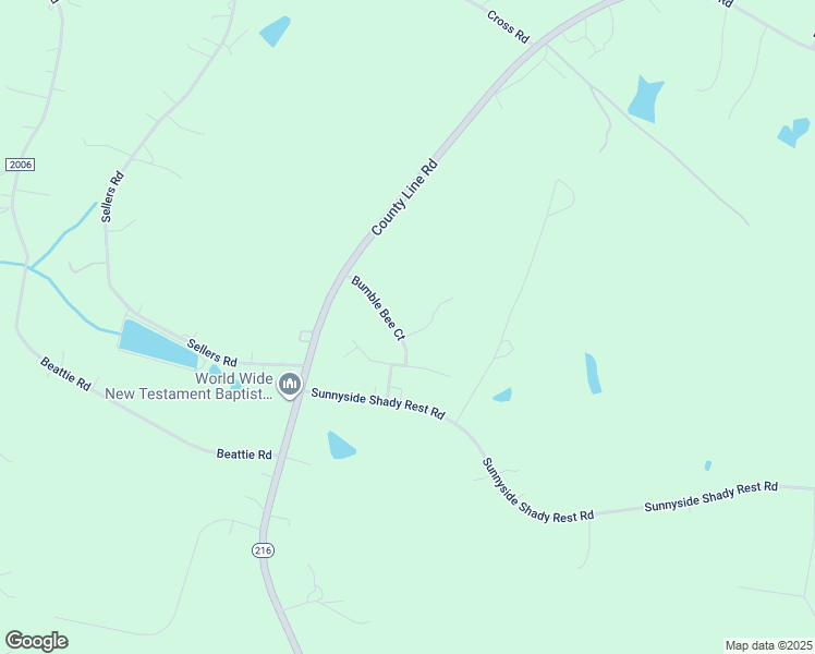 map of restaurants, bars, coffee shops, grocery stores, and more near 521 Bumble Bee Court in Kings Mountain