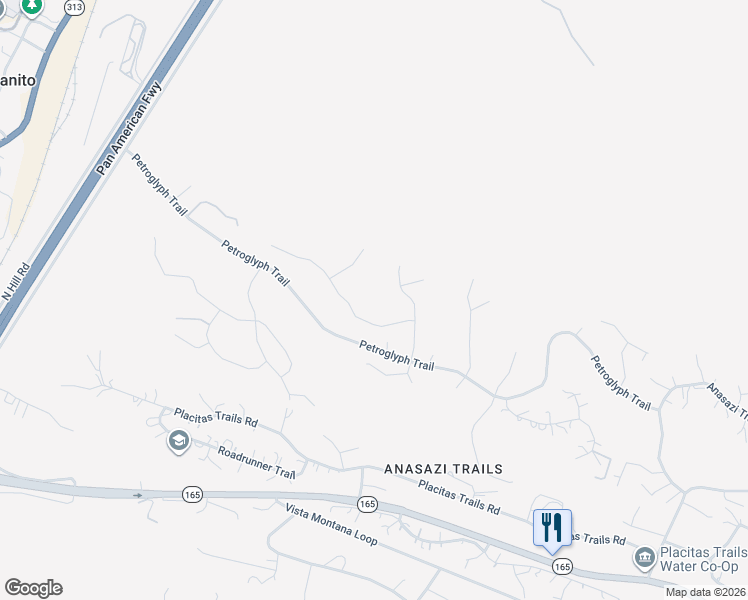 map of restaurants, bars, coffee shops, grocery stores, and more near 11 Mimbres Court in Placitas