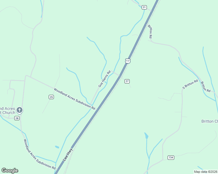 map of restaurants, bars, coffee shops, grocery stores, and more near 4726 U.S. 11 in Riceville