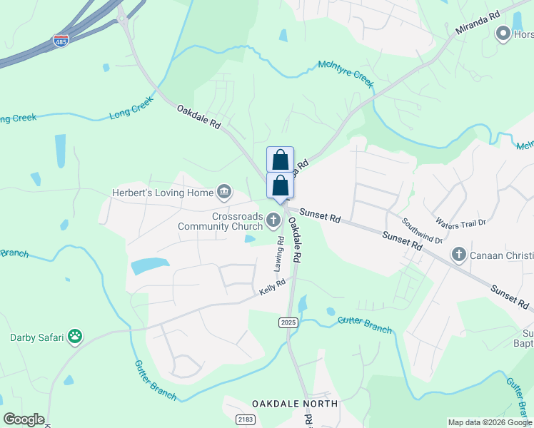 map of restaurants, bars, coffee shops, grocery stores, and more near in Charlotte