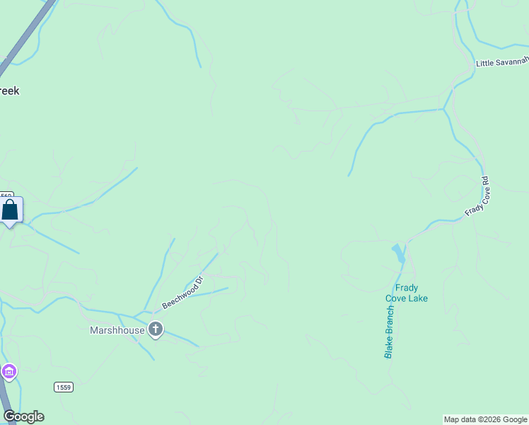 map of restaurants, bars, coffee shops, grocery stores, and more near 10 Hunters Trail in Sylva