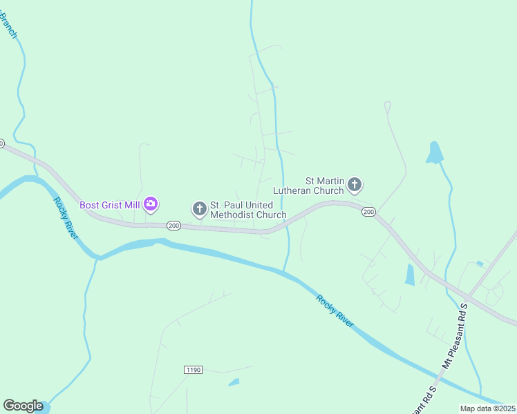 map of restaurants, bars, coffee shops, grocery stores, and more near 6907 Ray Linker Road in Concord