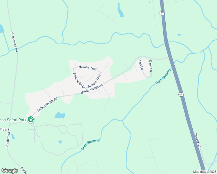 map of restaurants, bars, coffee shops, grocery stores, and more near 85 Cloud Court in Sanford