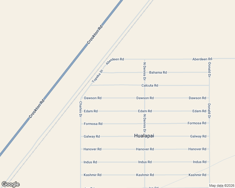 map of restaurants, bars, coffee shops, grocery stores, and more near 6095 Dawson Road in Kingman
