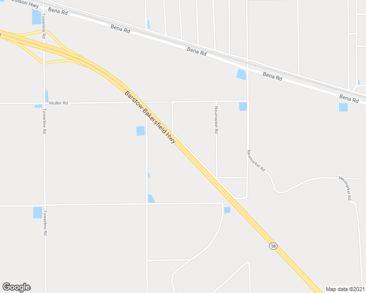 map of restaurants, bars, coffee shops, grocery stores, and more near Barstow-Bakersfield Hwy in Arvin