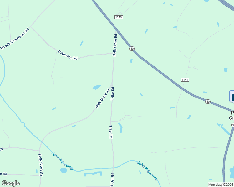 map of restaurants, bars, coffee shops, grocery stores, and more near 95 T-Bar Road in Benson