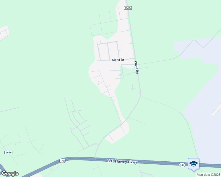 map of restaurants, bars, coffee shops, grocery stores, and more near 2645 Rebecca Lane in Kinston
