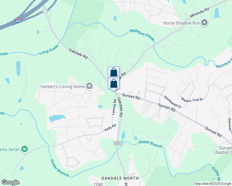 map of restaurants, bars, coffee shops, grocery stores, and more near in Mecklenburg County