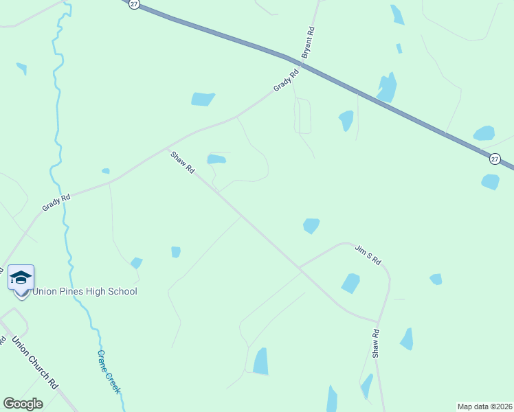 map of restaurants, bars, coffee shops, grocery stores, and more near 287 Shaw Road in Cameron