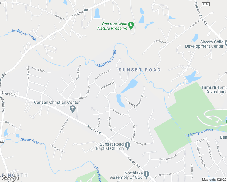 map of restaurants, bars, coffee shops, grocery stores, and more near 1727 Oldbriar Lane in Charlotte