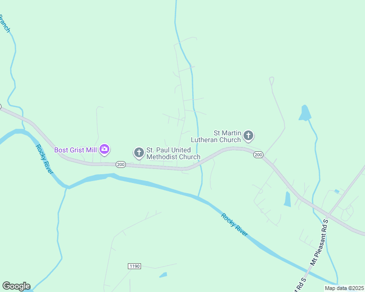 map of restaurants, bars, coffee shops, grocery stores, and more near 6861 Ray Linker Road in Concord